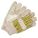 FITTERS GLOVE, KNIT WRIST CUFF, BEIGE/YELLOW/BLACK, COW GRAIN, PR