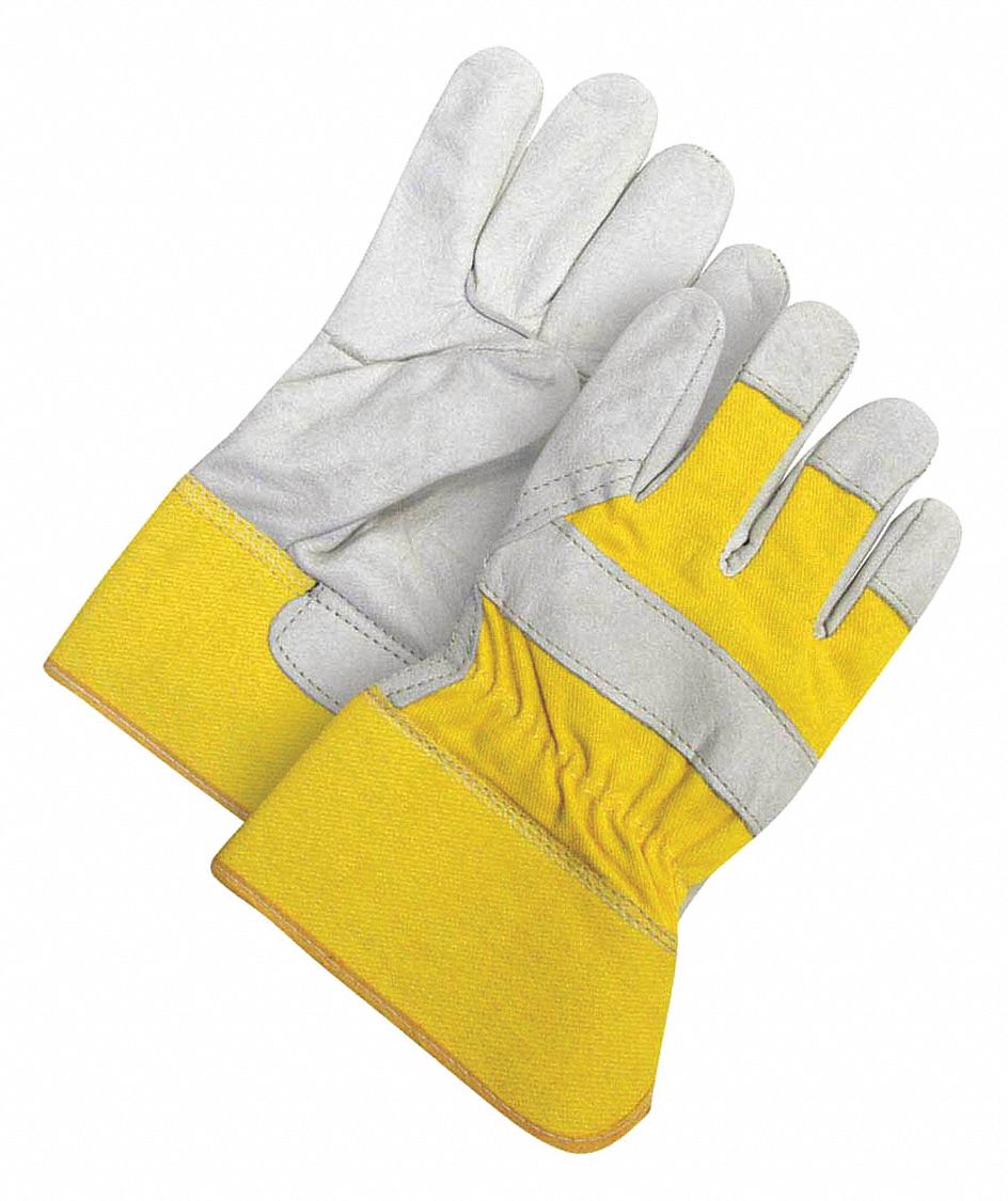 FITTER GLOVES, L, RUBBERIZED SAFETY CUFF, COTTON