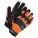 MECHANIC GLOVES, 2XL, HI-VIS ORANGE/BLACK, PR