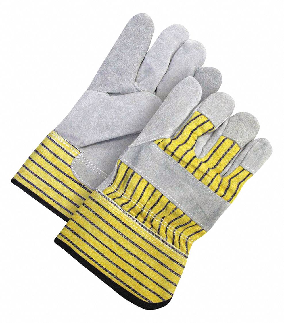 GANT P/ INSTALLATEUR P/ L'HIVER, POUCE AILÉ, TG LARGE/9, CROÛTE CUIR PLEINE FLEUR/POLAIRE, PR