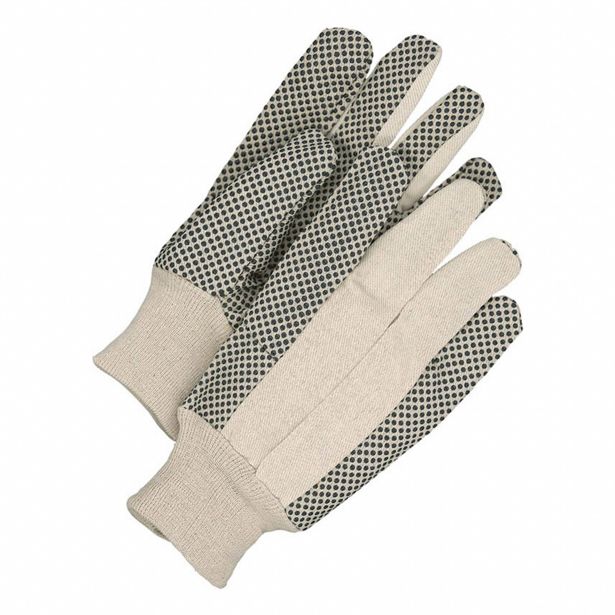 GLOVE, DOT PALM, CLUTE CUT, 8 OZ, COTTON/PVC, PR