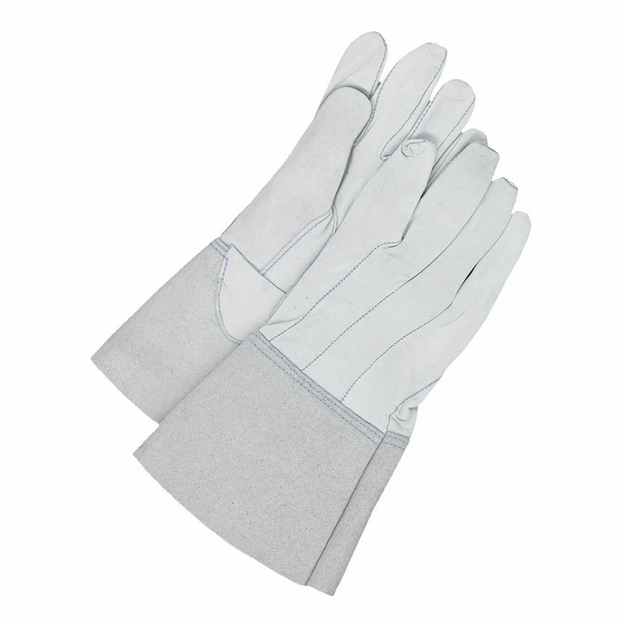 GANTS DE SOUDAGE A/MANCHETTE À GANTELET,TIG,GRANDS,CUIR DE CHÈVRE/MOUTON GRAINÉ,PAIRE