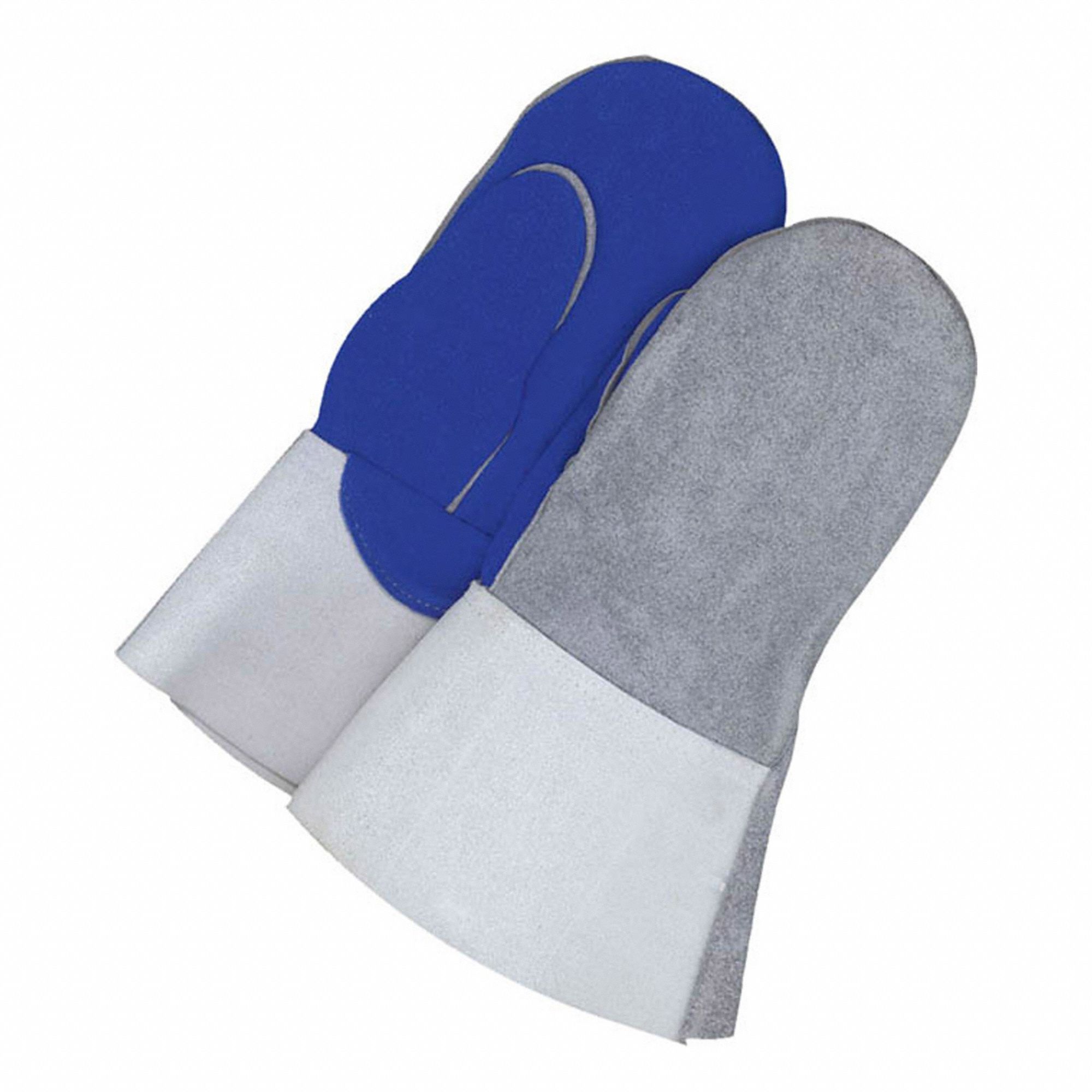 WELDING MITT, MIG, BACKHAND LINED, SPLIT COWHIDE, PAIR