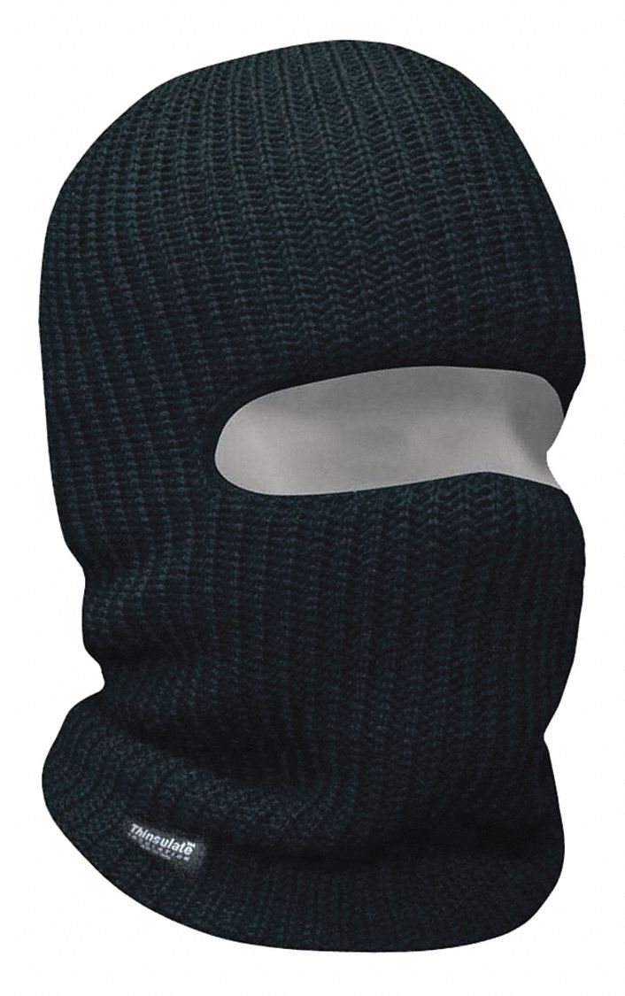 CLASSIC BALACLAVA, BLACK, UNIVERSAL SIZE, ACRYLIC, THINSULATE, 1 HOLE