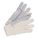 WOMEN'S GLOVE, ABRASION RESIST, KNIT WRIST, STRAIGHT THUMB, CLUTE CUT, ONE SIZE, WHITE, PR