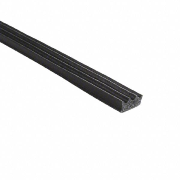 Seal: Flat, Self-Adhesive Mounting, Std, EPDM, 500 ft Overall Lg, 3/8 in Overall Wd