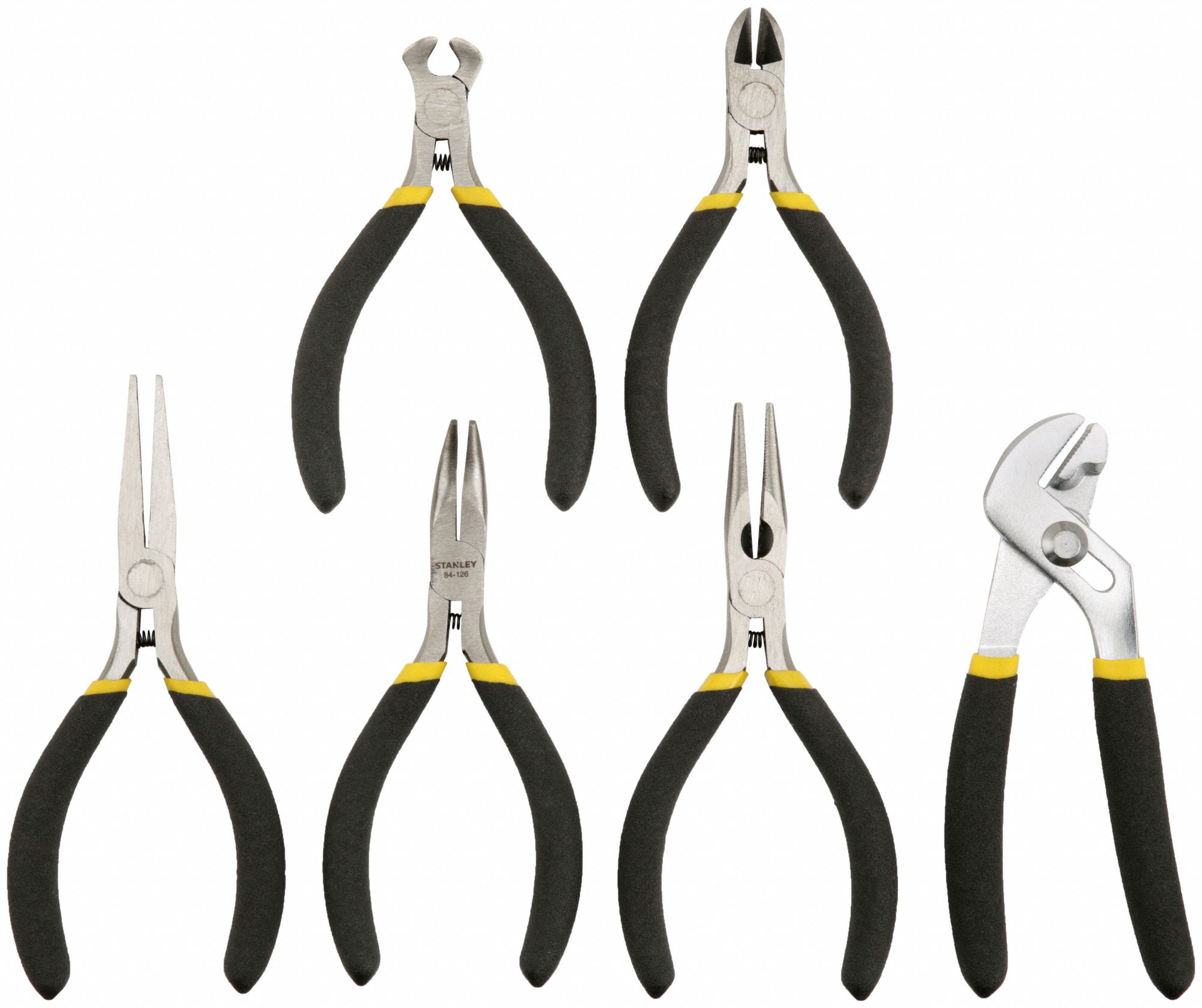 Stanley Pliers Set, Mini, 6 Piece