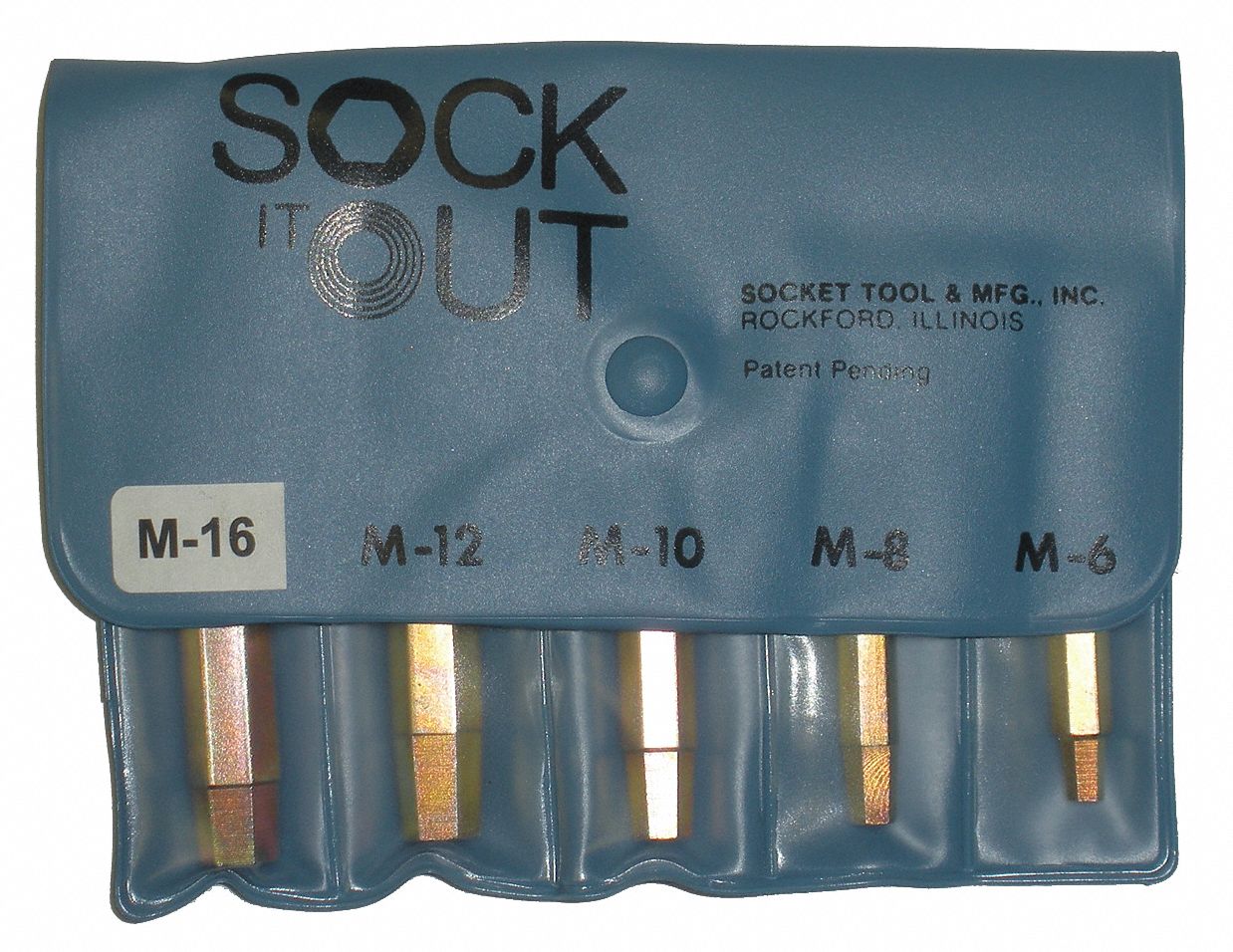SOCK IT OUT, Socket Screw Extractor, 5 Pieces, Screw Extractor Set