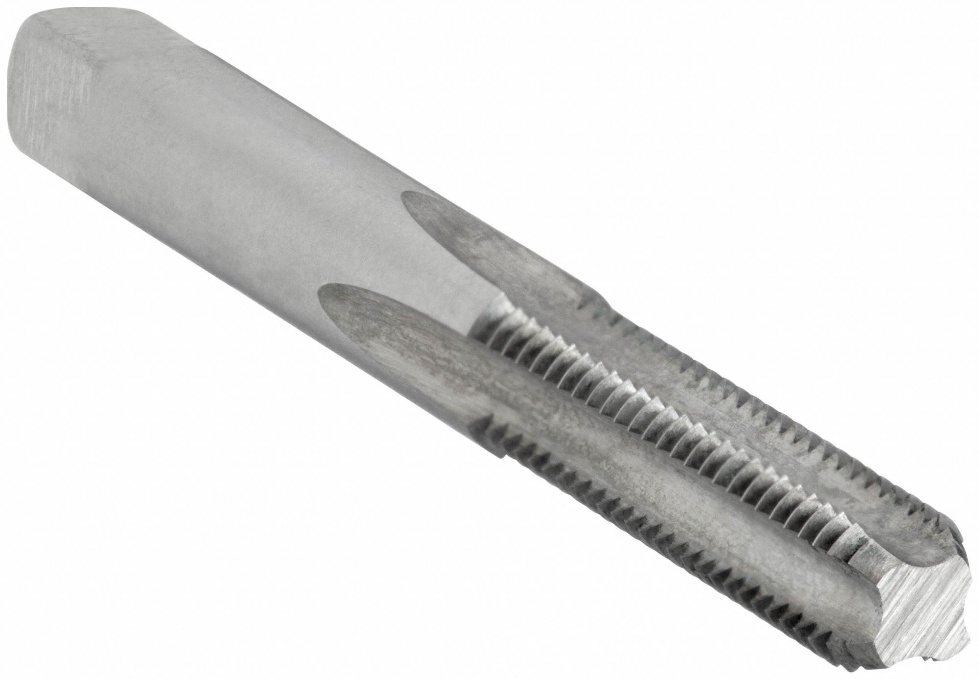 Straight Flute Tap: #10-24 Thread Size, 7/8 in Thread Lg, 2 3/8 in Overall Lg, H11