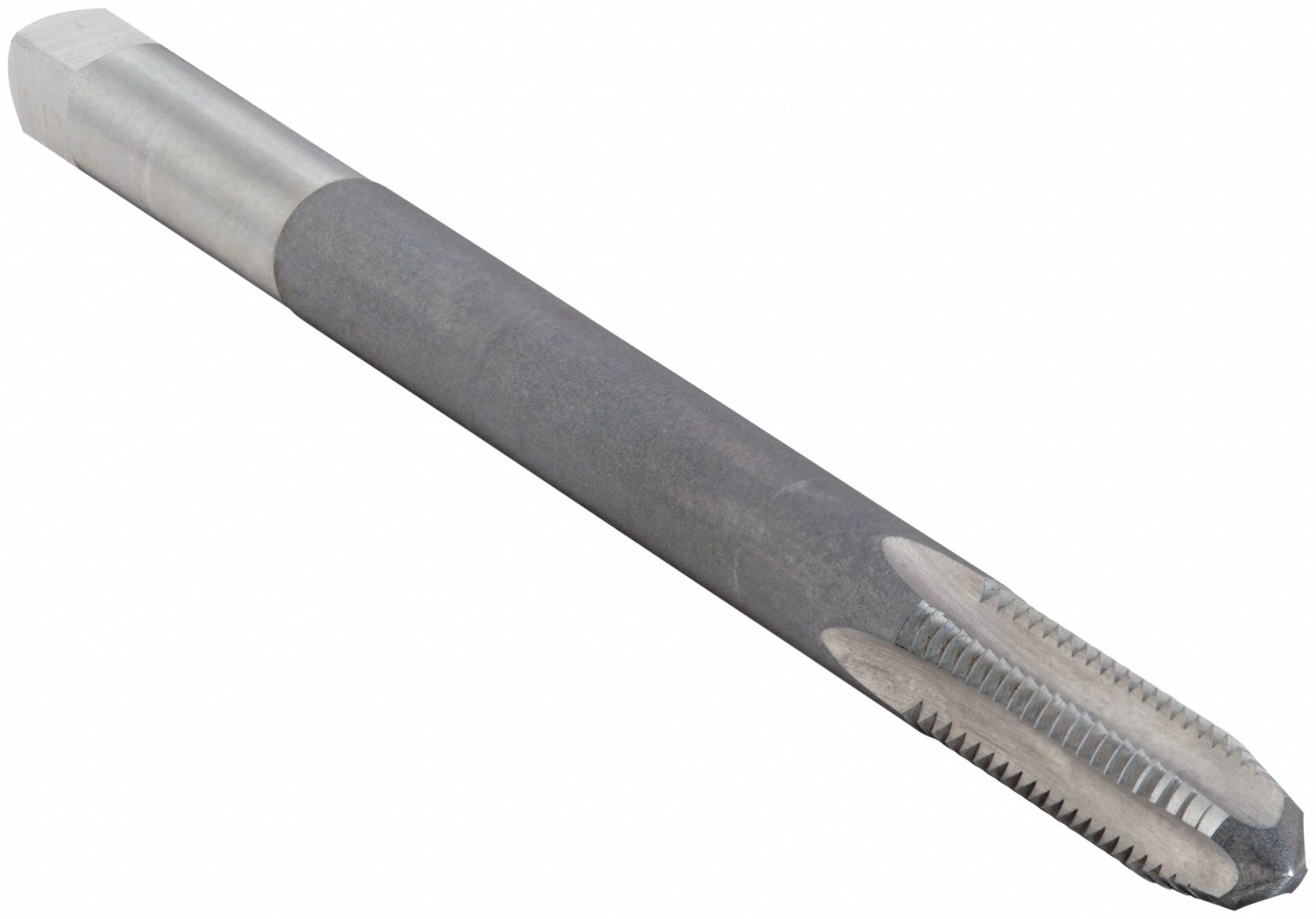 Straight Flute Tap: 1/4"-20 Thread Size, 1 in Thread Lg, 6 in Overall Lg, Plug