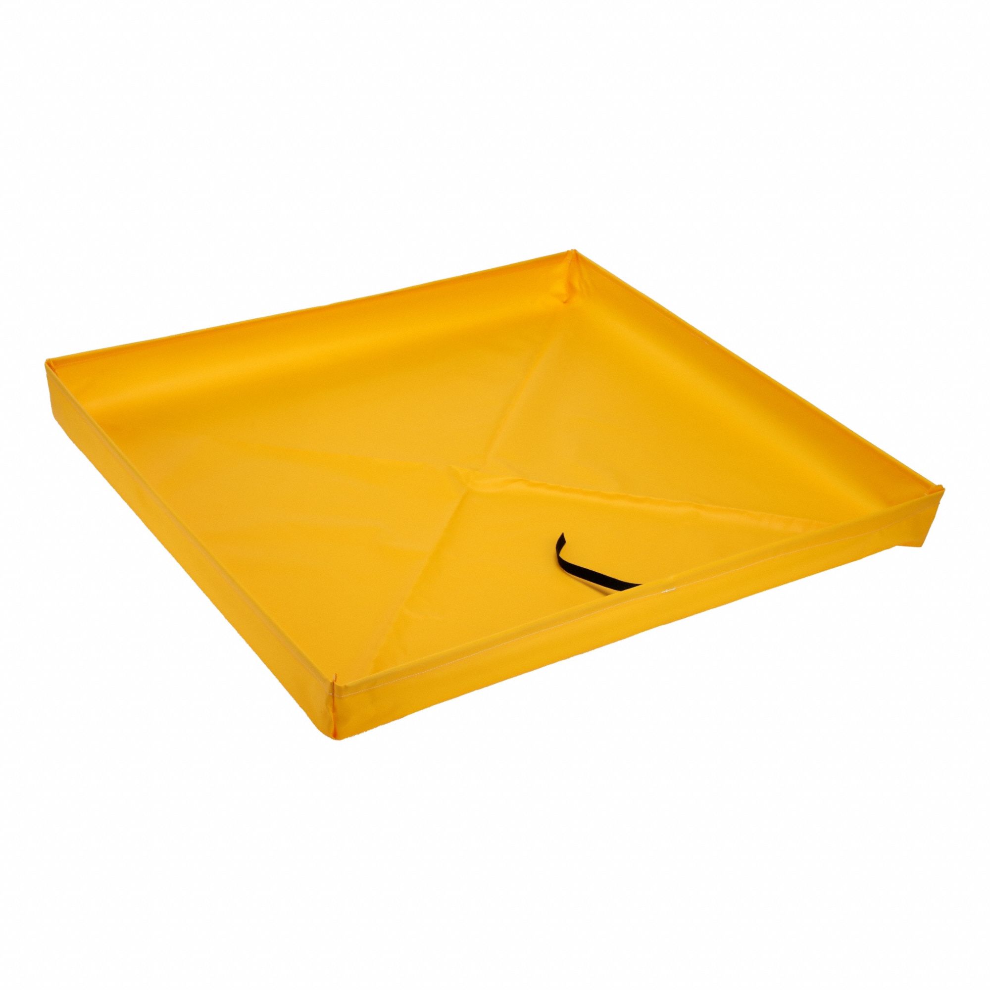 Spill Containment Tray: 20 gal Spill Capacity, 48 in Lg, 48 in Wd, 4 3/4 in Ht, Yellow