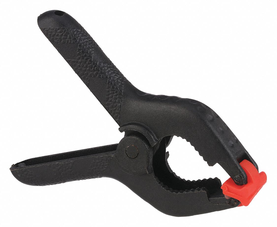 Spring Clamp Max. Jaw Opening (In.) 3/4, Length (In.) 2-1/4 - Grainger