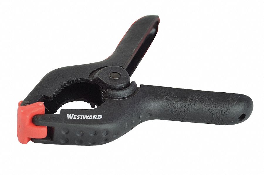 WESTWARD Spring Clamp Max. Jaw Opening (In.) 3/4, Length (In.) 21/4