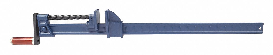 Bar Clamp: Heavy Duty, Crank Handle, 24 in Jaw Opening - Max, 3, 500 lb Clamping Force