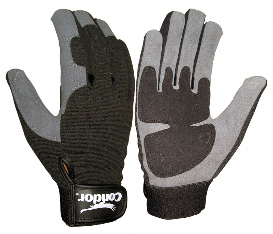 CONDOR AntiVibration Mechanics Gloves, 1 PR 10D87610D876 Grainger
