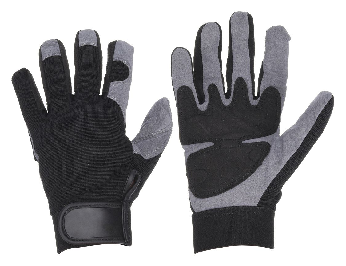 Anti-Vibration Mechanics Gloves, 1 PR - Grainger