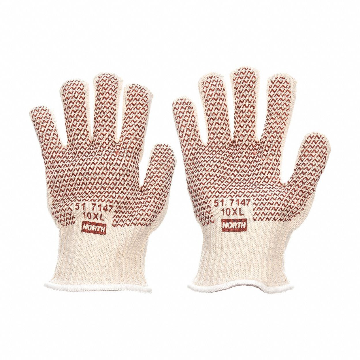 HONEYWELL NORTH, Nitrile, 1, Knit Gloves - 35T235|51/7147 - Grainger