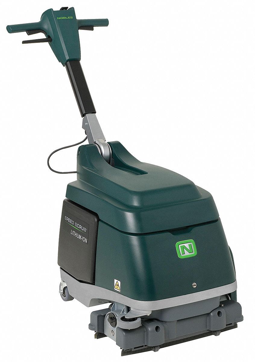 SM860 34 Ride-On Floor Scrubber Dryer Machine, 34.3 Gal Sewage