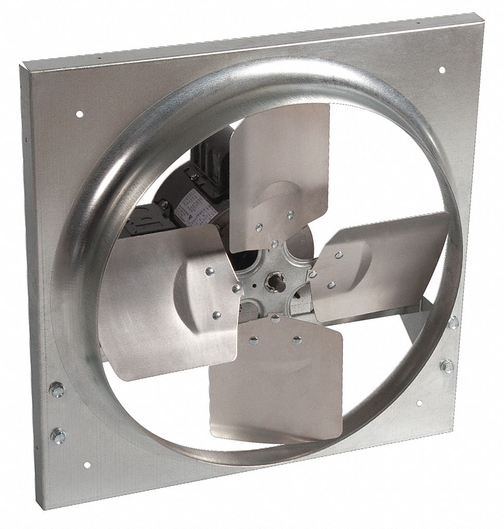 EXHAUST FAN,16 IN H,12 IN BLADE DIA