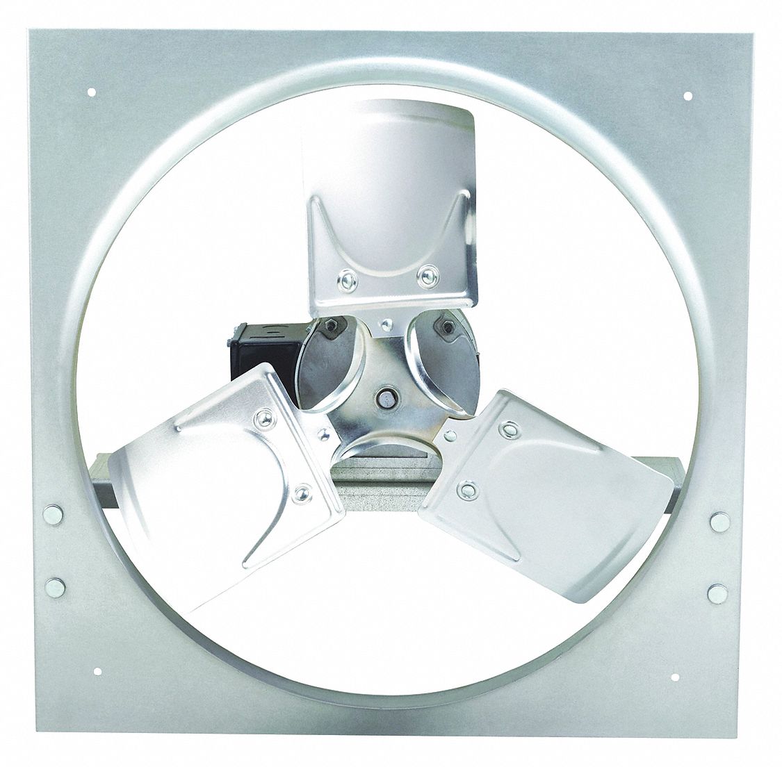 EXHAUST FAN, 18 IN BLADE, ⅓ HP, 3,477 CFM, 208-230/460V AC, 3 PH, TOTALLY ENCLOSED