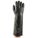 CHEMICAL-RESISTANT GLOVES, GAUNTLET CUFF, 18 IN, BLACK, M, NEOPRENE