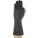 CHEMICAL-RESISTANT GLOVES, STRAIGHT CUFF, 12.9 IN, BLACK, L, NEOPRENE