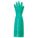 CHEMICAL-RESISTANT GLOVES, GAUNTLET, 18 IN, XXL, GREEN, NITRILE