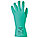CHEMICAL-RESISTANT GLOVES, GAUNTLET CUFF, 12 IN, XL, GREEN, NITRILE