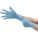 DISPOSABLE GLOVES, SZ 8/M, 9 1/2 IN L, BLUE, MICRO-TOUCH NITRILE, BX 100