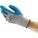 GENERAL PURPOSE GLOVES, XS, GREY/BLUE, CONTINUOUS CUFF, SOFT TEXTURE