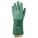 CHEMICAL-RESISTANT GLOVES, GAUNTLET, 12 IN, L, GREEN, NEOPRENE