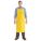 CHEMICAL RESISTANT APRON,YELLOW,45 IN L