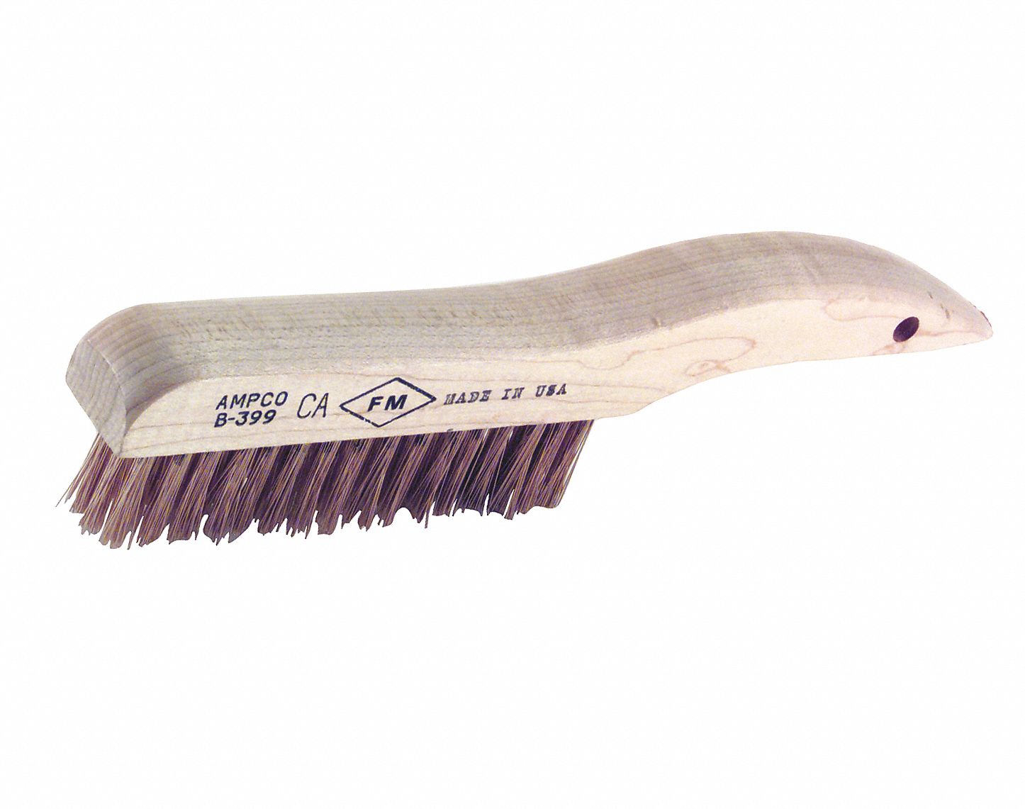 Shoe handle outlet brush