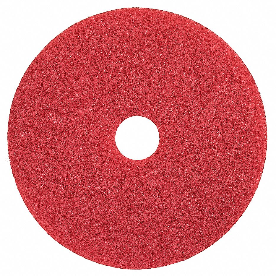 4RY16 - Buffing and Cleaning Pad 11 In Red PK5