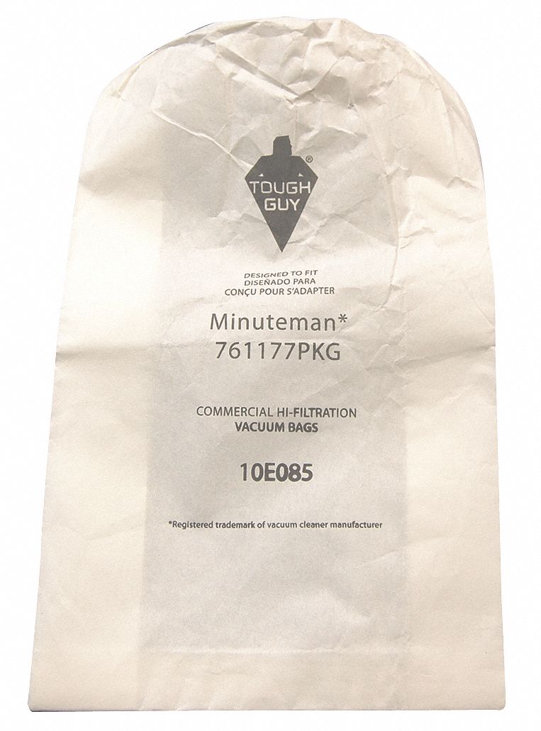 Vacuum Bag Paper 1-Ply Reusable PK10