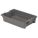 STACK AND NEST CONTAINER, 6 GAL, 23⅝ IN X 15¾ IN X 5¼ IN, GREY, 300 LB STACK CAPACITY