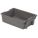 STACK AND NEST CONTAINER, 7½GAL, 23⅝ IN X 15¾ IN X 7⅛ IN, GREY, 300 LB STACK CAPACITY