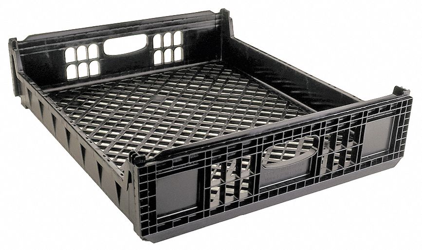 BREAD BSKT,26-1/2X22X5,BLACK