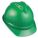 SLOTTED CAP, CSA Z94.1-2015, TYPE 1, CLASS E, PE, 4-PT FAS-TRAC III RATCHET, FRONT BRIM, GRN