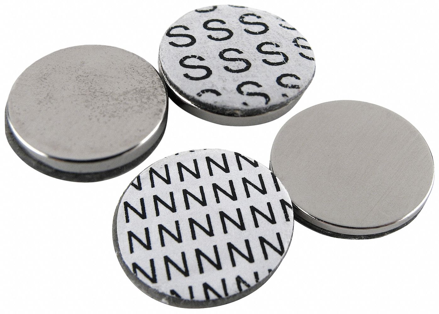 GRAINGER APPROVED North & South Pole Disc Grade 35 Neodymium, 1