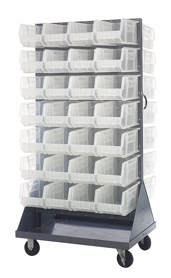 QUANTUM STORAGE SYSTEMS, 36 in x 24 in x 72 in, 56 Bins Included ...