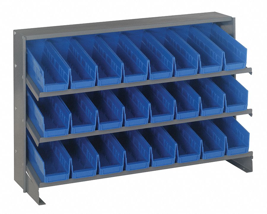 Quantum Storage Systems - Our biggest containers yet! Our RackBin series  are the first and only bins designed specifically to fit on pallet racks.  These extra-large bins offer a generous 42” inches