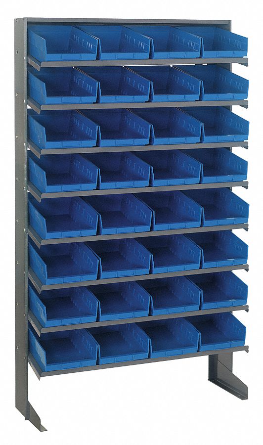 QUANTUM STORAGE SYSTEMS, 36 in x 12 in x 64 in, 1 Sided, Pick Rack ...