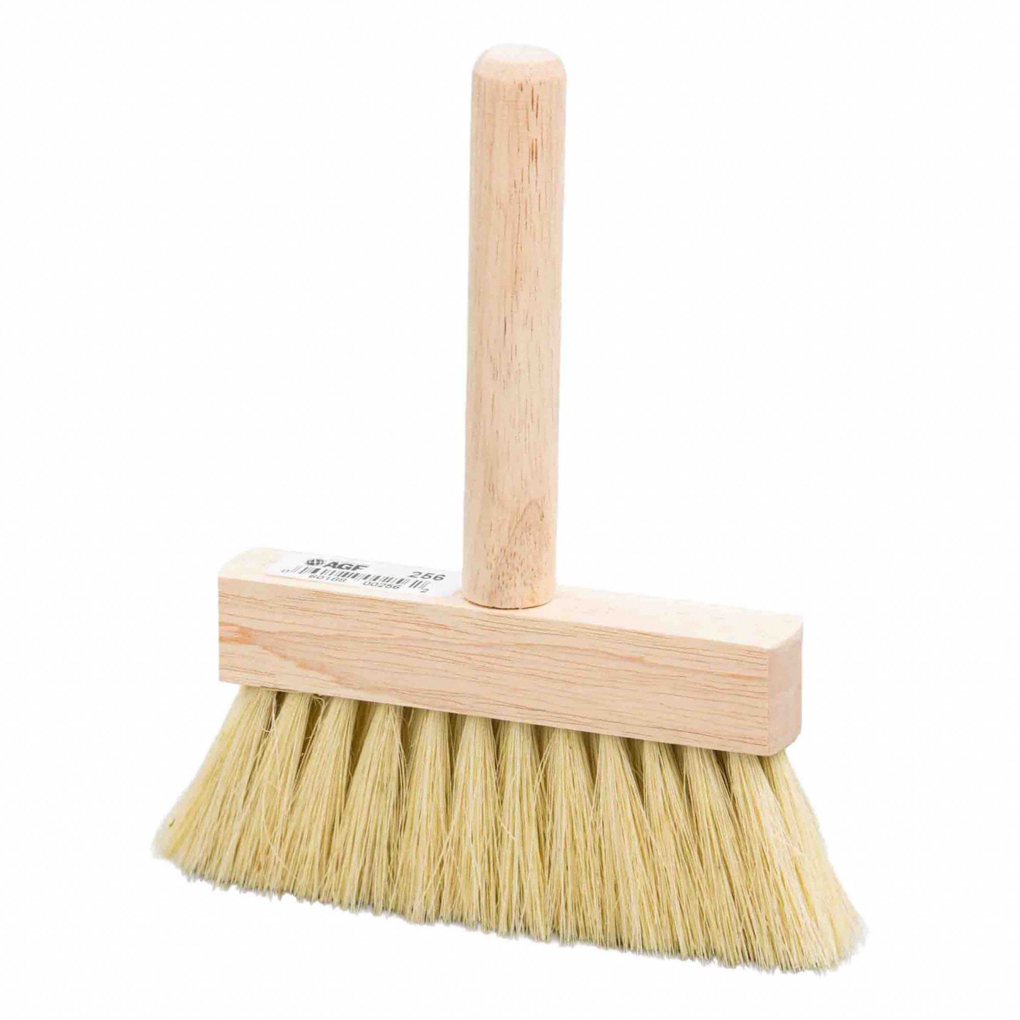 APPLICATOR BRUSH, ACID RESIST, WHITEWASH/WATERPROOF, 6 IN, NATURAL TAMPICO