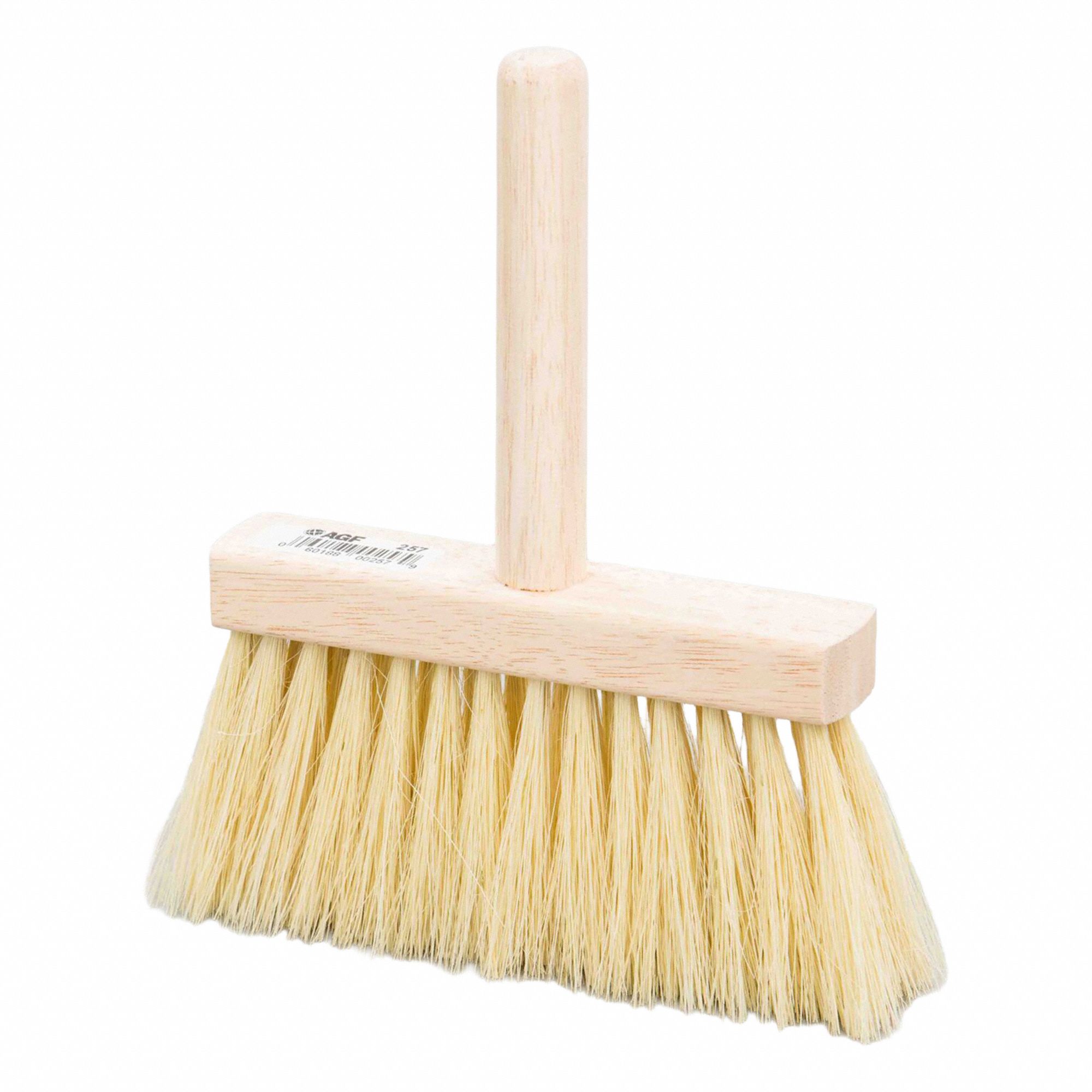 APPLICATOR BRUSH, ACID RESIST, WHITEWASH/WATERPROOF, 7 IN, NATURAL TAMPICO