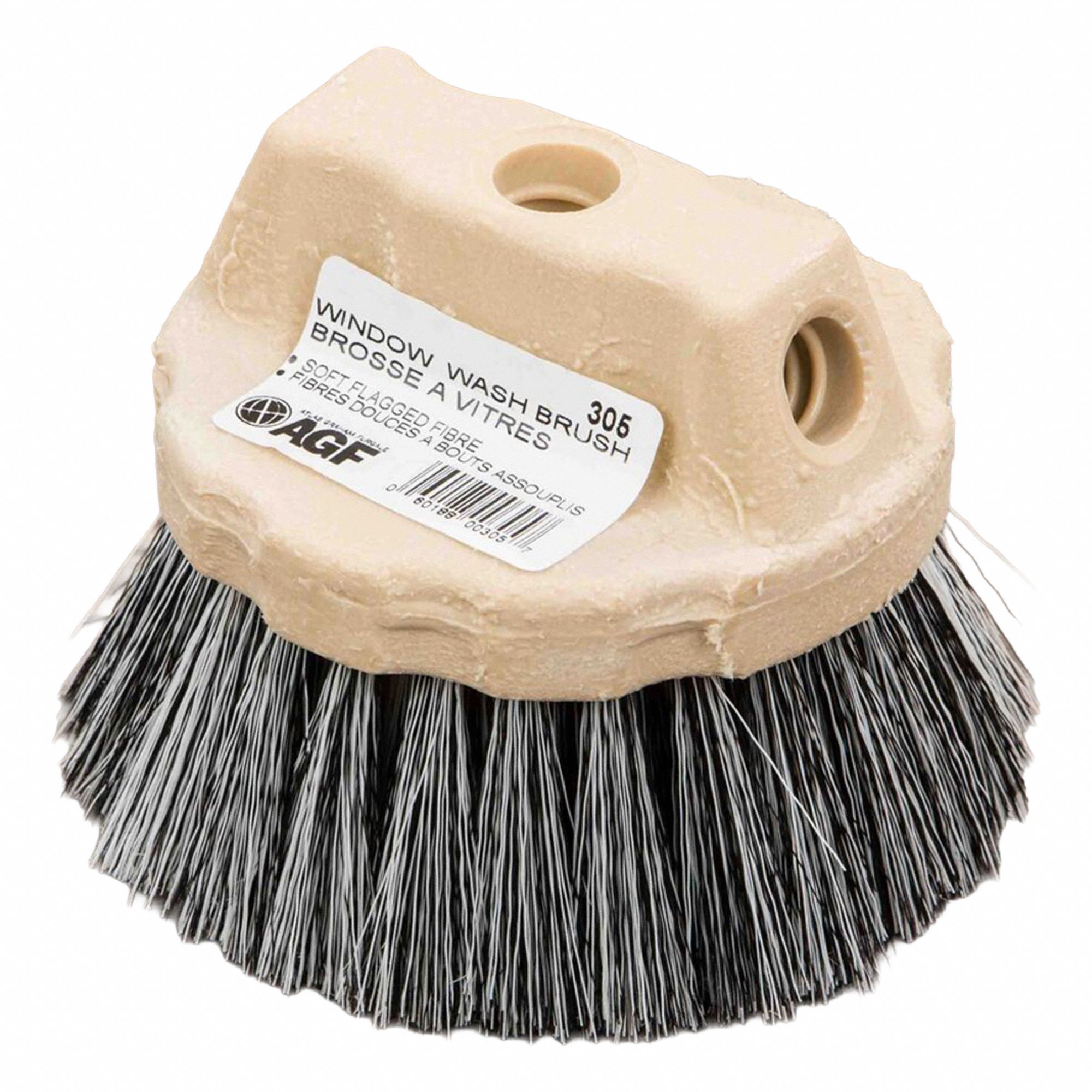 BROSSE A VITRES RONDE EN PVC 5PO