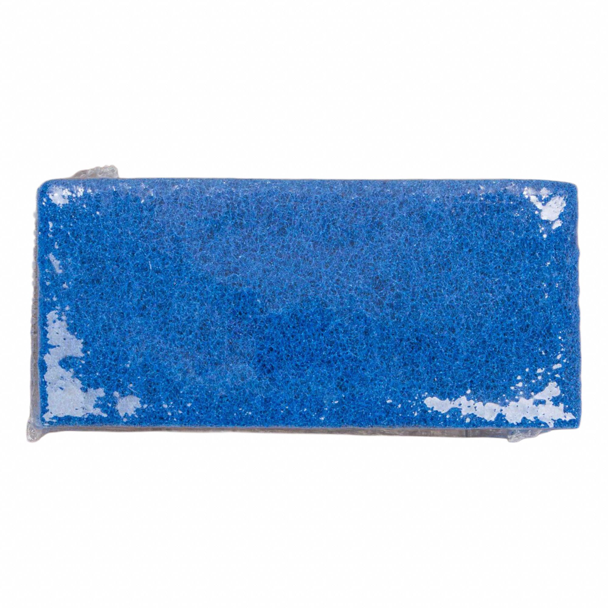 UTILITY CLEANING PAD, MEDIUM-DUTY, 10 X 4 3/4 IN, BLUE