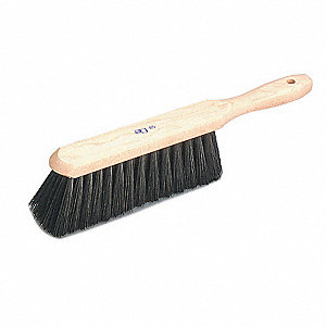 COUNTER BRUSH, ALL-PURPOSE, OIL & SOLVENT RESISTANT, BLACK, WOOD/SYNTHETIC FIBRE