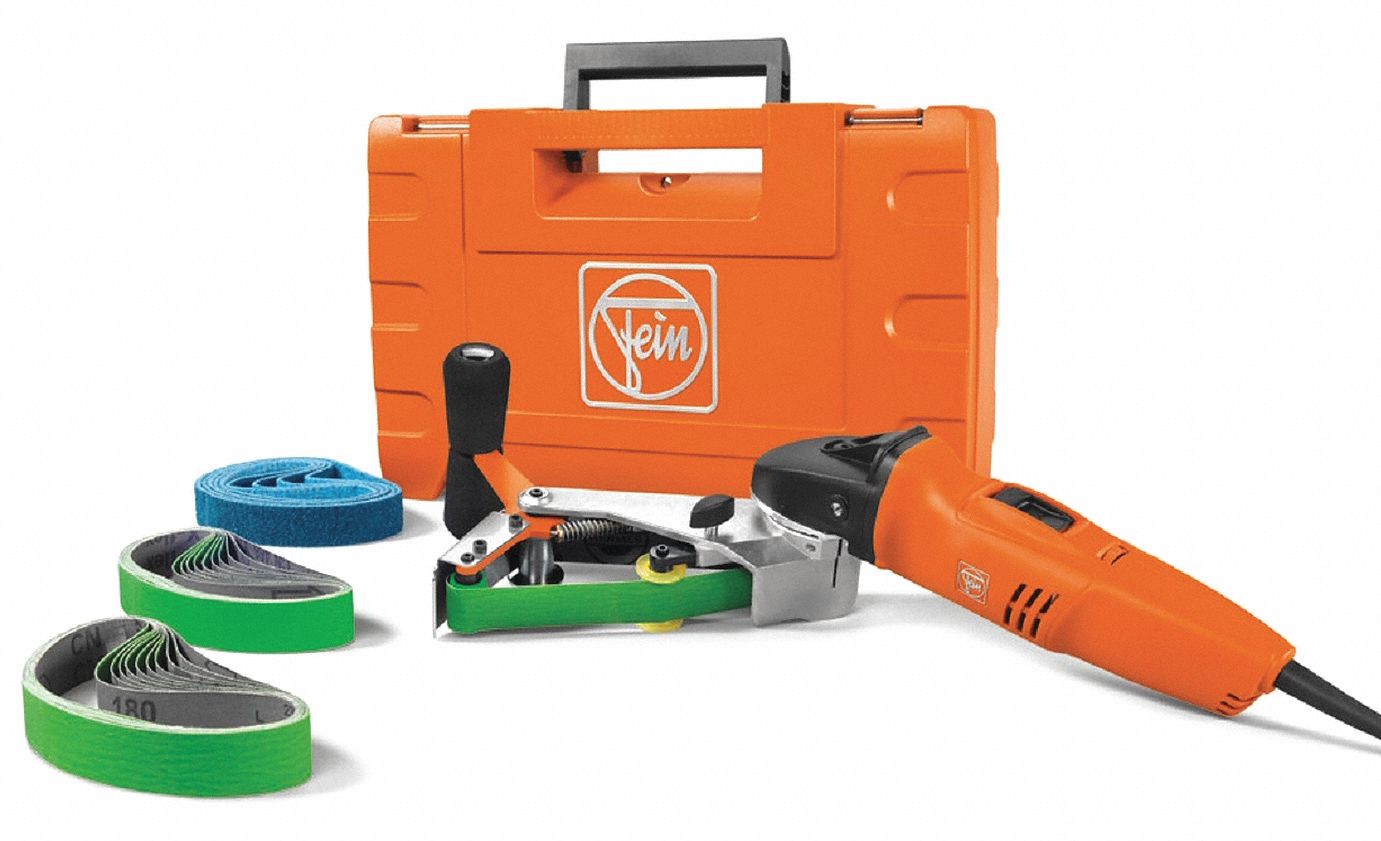 FEIN 1 1 4 In Belt Wd 21 In Belt Lg Pipe Surface Polisher 10F025