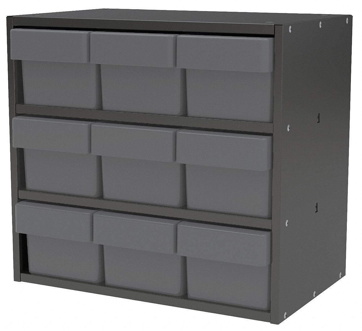 10F148 - D5368 Drawer Bin Cabinet 11-5/8 in D Gray